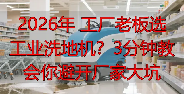 2026年 工廠老板選工業(yè)洗地機(jī)？3分鐘教會你避開廠家大坑